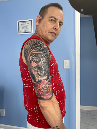 Explore triangle tattoo ideas, creative tattoo ideas in Louisville, available at JTM Tattoo Studio