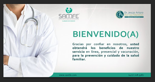 SAMFE Centro de Vacunación y Consulta Medica Familiar. León, Gto.