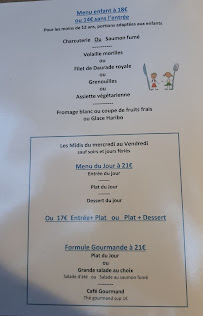 Restaurant la Table des Dombes à Miribel (la carte)