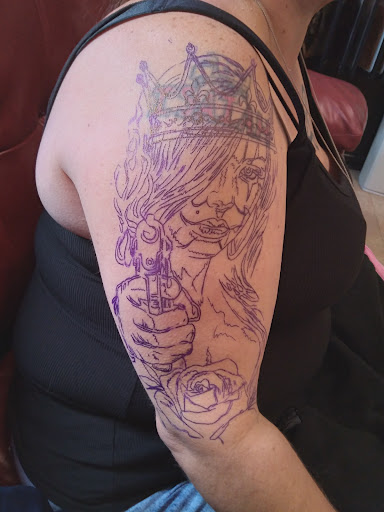 Explore tattoo of son's name ideas, creative tattoo ideas in Shelbyville, available at Redline Studio Custom Tattoo