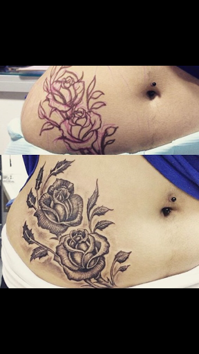 Explore one piece tattoo ideas for guys, creative tattoo ideas in Scarsdale, available at Damm Nice Tattoo & Body Art