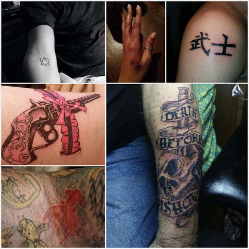 Explore tattoo ideas hunting, creative tattoo ideas in Davis, available at SIX GUN SOUND TATTOO