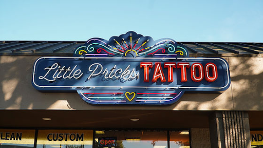 Explore snoopy and woodstock tattoo ideas, creative tattoo ideas in Austin, available at Little Pricks Tattoo