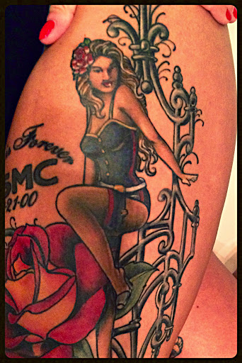 Explore smile now cry later tattoo ideas, creative tattoo ideas in Charleston, available at Holy City Tattooing Collective