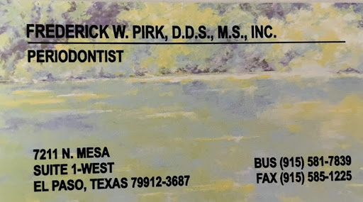 Dr.Frederick W. Pirk, D.D.S.,M.S.,Inc.