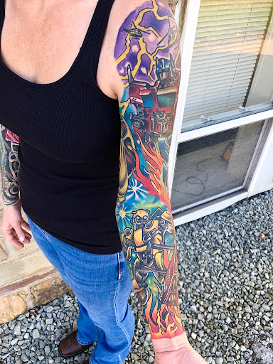 Explore number 9 tattoo ideas, creative tattoo ideas in Mount Pleasant, available at Goos Tattoo Shop