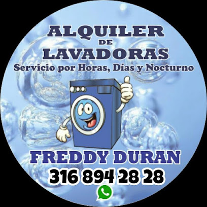 ALQUILER DE LAVADORAS FREDDY DURÁN.....SOLO WASAPP
