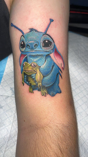 Explore gargoyle tattoo ideas, creative tattoo ideas in Falls City, available at Studio 1816 Tattoos