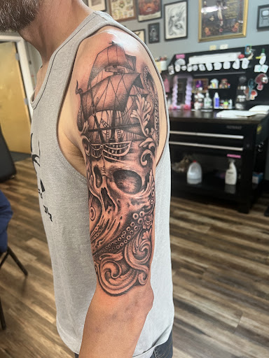 Explore addiction tattoo ideas, creative tattoo ideas in Nazareth, available at Nocturnal Tattoo