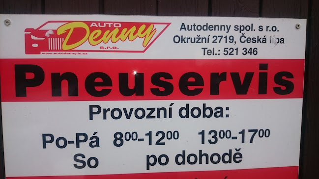 Recenze na Auto DENNY spol.s r.o. v Česká Lípa - Autoservis