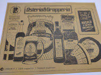 Osteria del Pesce à Padua menu