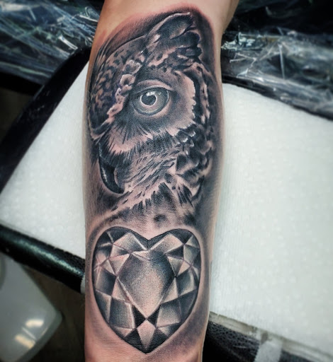 Explore fenrir tattoo ideas, creative tattoo ideas in Jeannette, available at GRAVESIDE TATTOO