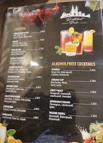 Restaurant Praha à Wernigerode menu