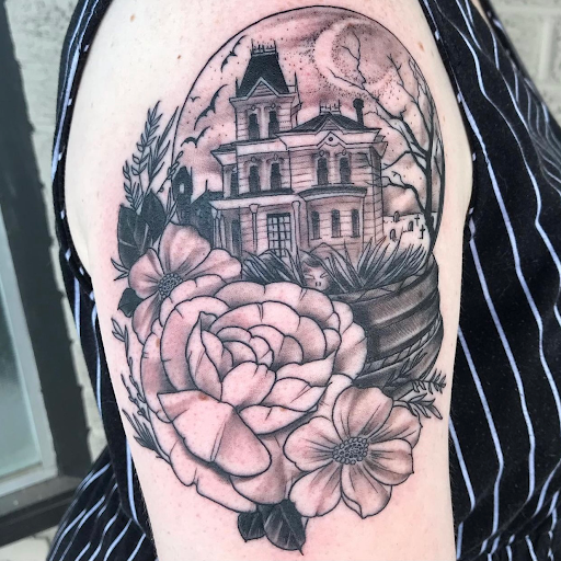 Explore mens neck tattoos ideas, creative tattoo ideas in Tulsa, available at Electric Gnome Tattoo