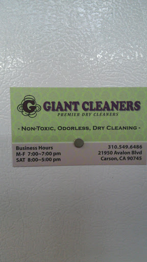 Dry Cleaner «Giant Cleaners», reviews and photos, 21950 S Avalon Blvd # E, Carson, CA 90745, USA