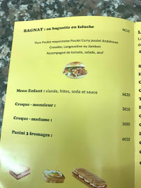 Friterie René à Vendin-le-Vieil menu