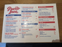 Restaurant péruvien Puerto Inca (Bar à Ceviche) à Paris (la carte)