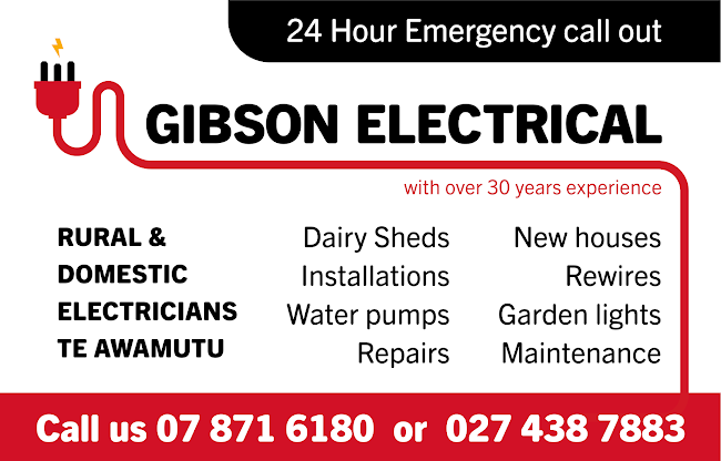 Gibson Electrical Ltd - Te Awamutu