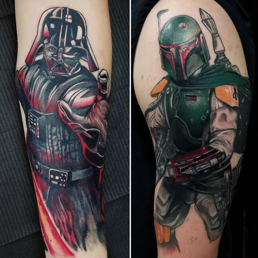 Explore leg flower tattoo ideas, creative tattoo ideas in Anchorage, available at SDITATTOO, LLC