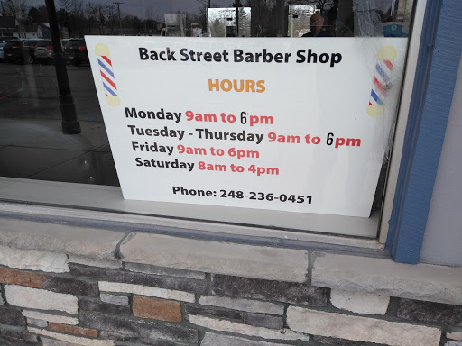 Barber Shop «Back Street Barber Shop», reviews and photos, 28 S Washington St, Oxford, MI 48371, USA