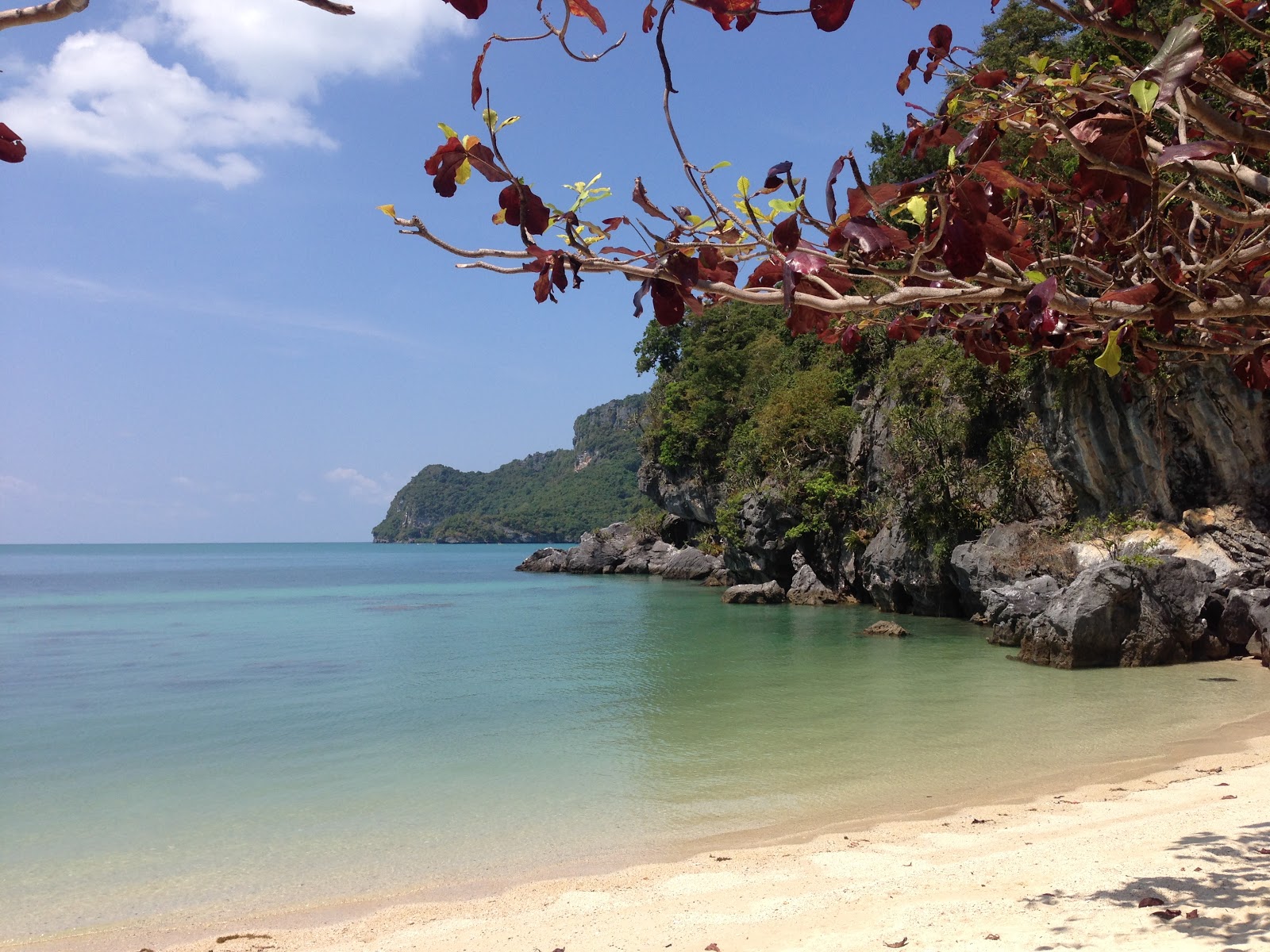 Ko Wua Ta Lap Beach I的照片 带有碧绿色纯水表面