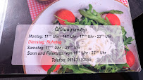 Menu du Antico Rustico à Erlensee