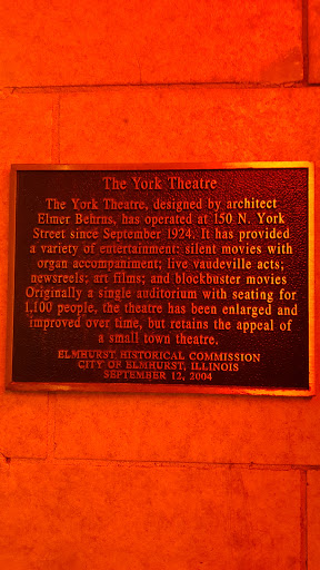 Movie Theater «York Theatre: Classic Cinemas», reviews and photos, 150 N York St, Elmhurst, IL 60126, USA