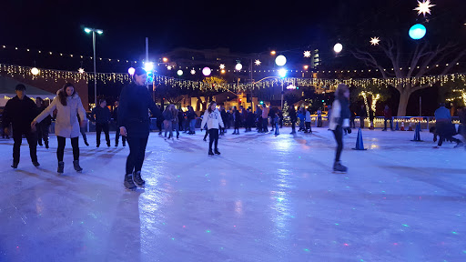 Ice at Santa Monica Los Angeles