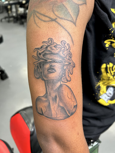 Explore tribal wrist tattoo ideas, creative tattoo ideas in Meridian, available at Creative Pain Tattoo Studio