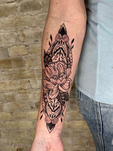 Explore vacation tattoo ideas, creative tattoo ideas in Dillon, available at Lacuna Studios