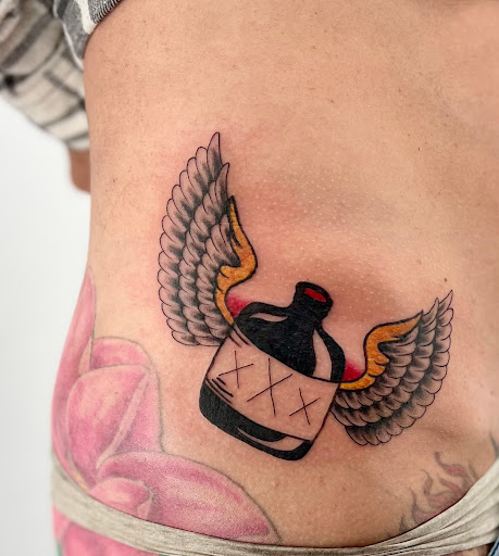 Explore strawberry tattoo ideas, creative tattoo ideas in Virginia Beach, available at Blue Horseshoe Tattoo & Piercing