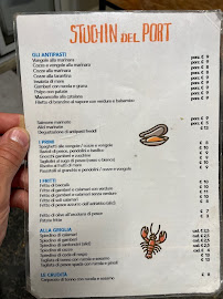Menu du Stuchin Del Port à Pesaro