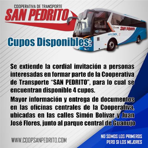 Cooperativa de Transporte San Pedrito - Servicio de transporte