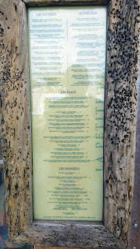 La Petite Plage Saint-Tropez à Saint-Tropez menu