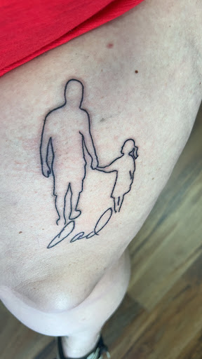 Explore sun tattoo ideas for men, creative tattoo ideas in Clive, available at Wild Rose Tattoo & Piercing