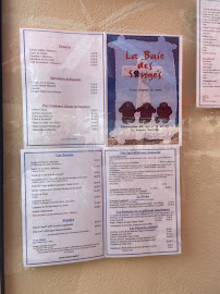 Menu / carte de Restaurant La Baie des Singes à Marseille