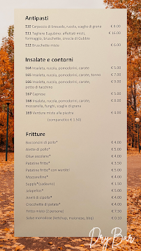 Carte du Dry Bar à Gubbio