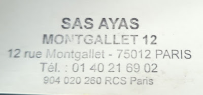 SAS AYAS à Paris
