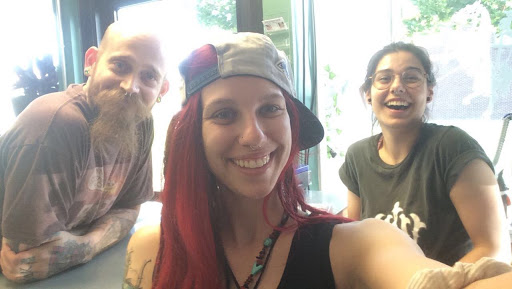 Explore mardi gras mask tattoo ideas, creative tattoo ideas in Kent, available at War Horse Ink