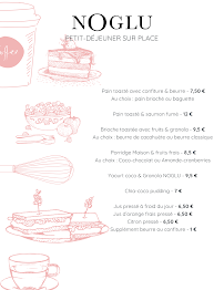 Restaurant sans gluten Noglu à Paris (la carte)