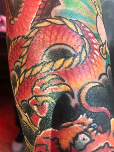 Explore tattoo ideas for shoulder and arm, creative tattoo ideas in Dallas, available at Legacy Arts Tattoo 2