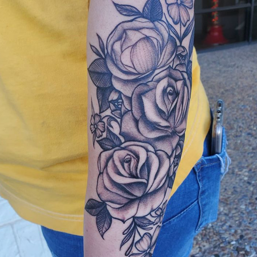 Explore flash tattoo ideas for men, creative tattoo ideas in Oklahoma City, available at Oklahoma Tattoo Collective