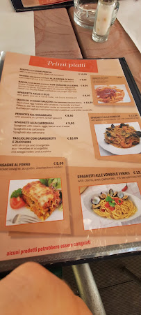 Carte du Ristorante Pizzeria La Piazzetta à Stresa