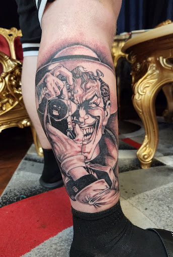 Explore cartoon tattoo ideas, creative tattoo ideas in Inverness, available at The Perfect Spot Tattoos
