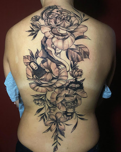 Explore underworld hades tattoo ideas, creative tattoo ideas in Kissimmee, available at Ol Skool Tattoos Studio