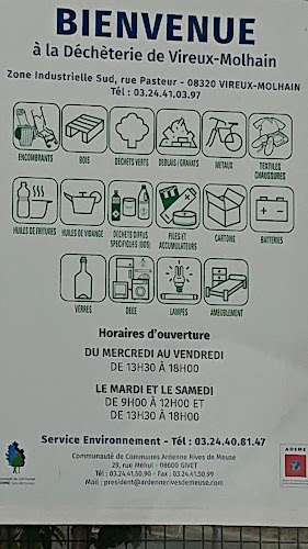 Centre de recyclage Déchetterie de la Fonderie Vireux-Molhain