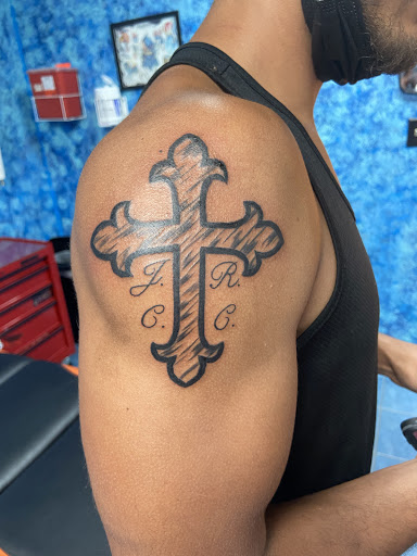 Explore small jeep tattoo ideas, creative tattoo ideas in Aurora, available at Ronin Tattoo Studio INC