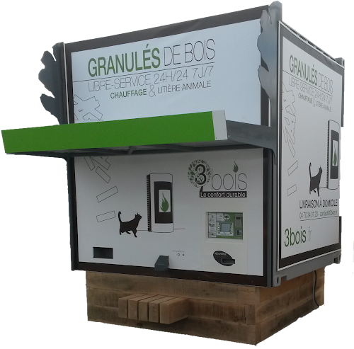 Distributeur Automatique de Granulés de Bois à Lempdes