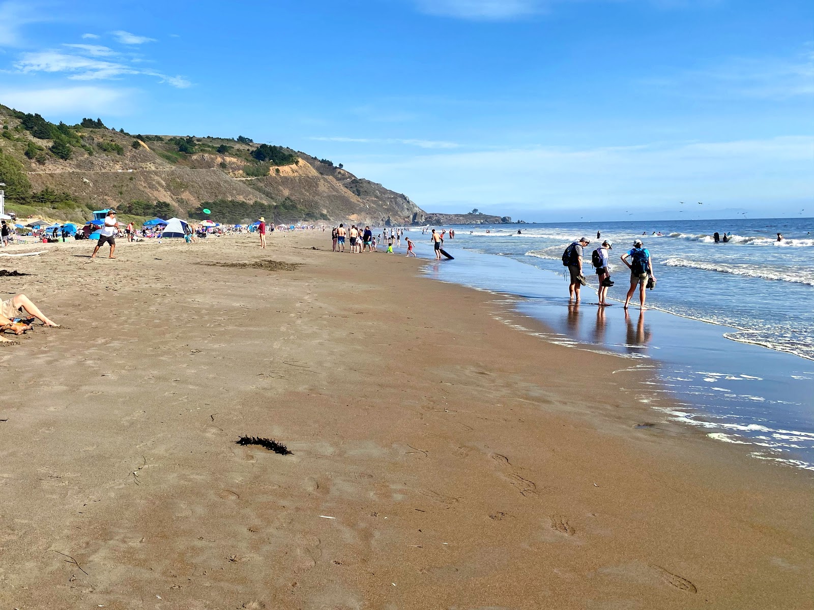 Φωτογραφία του Stinson Beach με μακρά ευθεία ακτή