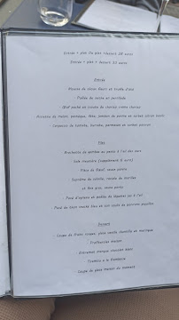 Le Petit Prince à Chartres menu